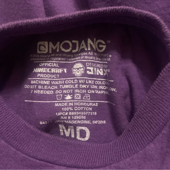 Mojang Jinx Minecraft T-Shirt - Picture 3 of 3